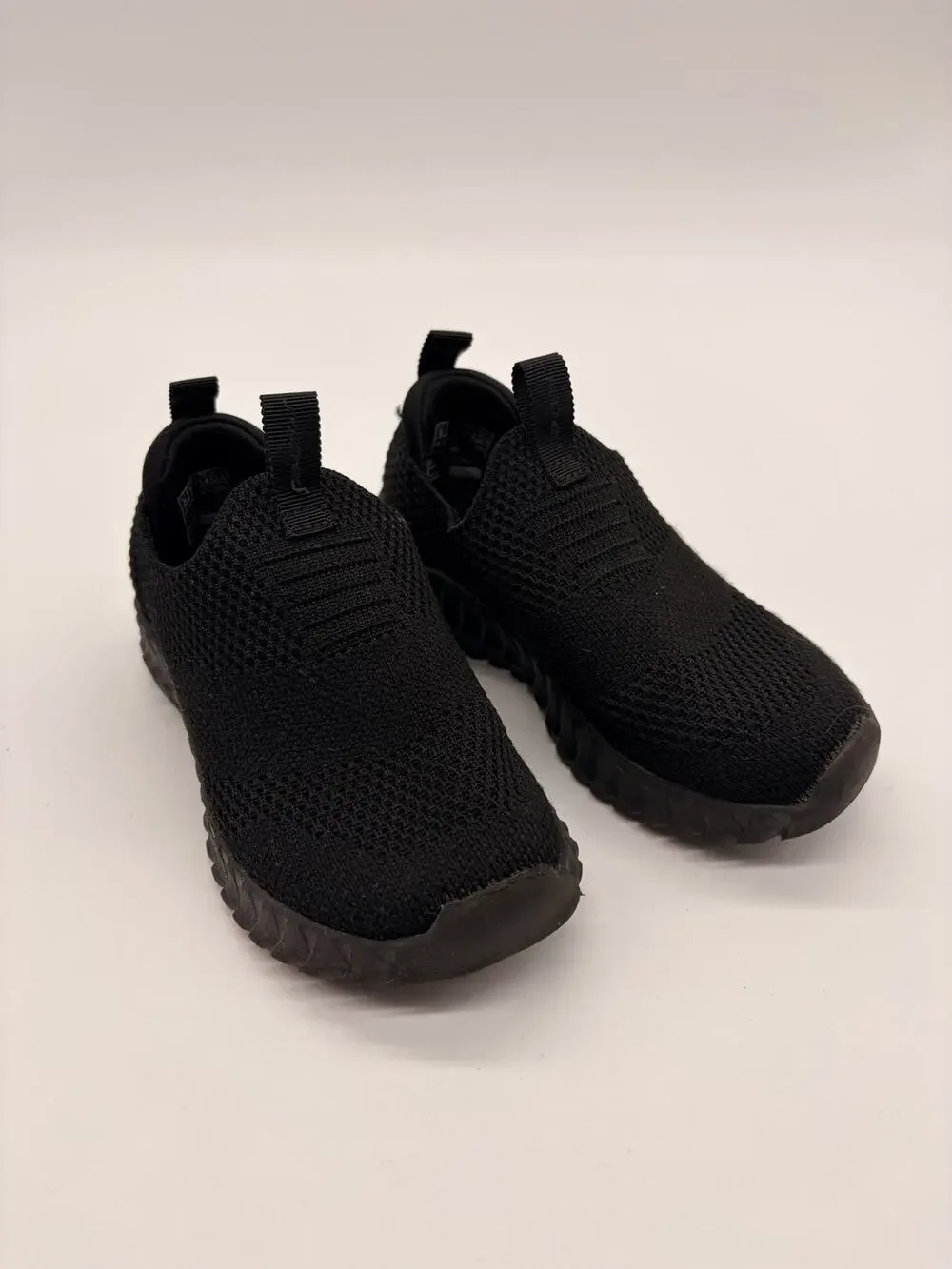Skechers Elite Flex Wasik Casual Slip On Black Sneakers Toddler Boys Size 8C